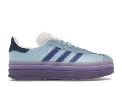Pre-owned Adidas Originals Gazelle Bold Kseniaschnaider (women's) Sneakers In Denim/purple/violet