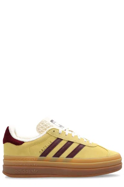 Adidas Originals Gazelle Bold Lace In Yellow