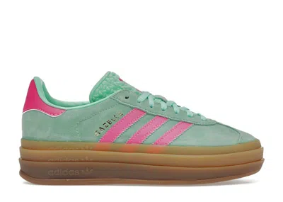 Pre-owned Adidas Originals Gazelle Bold Pink (women's) Sneakers In Pulse Mint/screaming Pink/gum In Multi