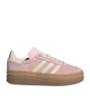 Adidas Originals Womens Adidas Gazelle Bold Suede Low-top Trainers In Brown