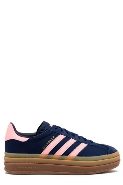 Adidas gazelle navy pink discount