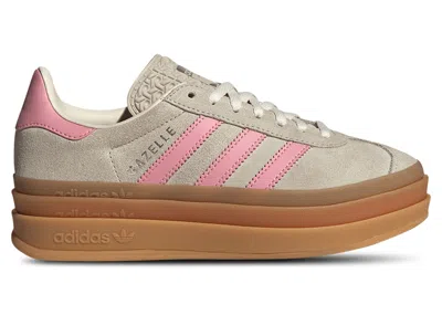 Pre-owned Adidas Originals Gazelle Bold Sneakers In Beige/semi Pink Spark/cream White
