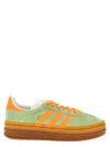 Adidas Originals Gazelle Bold "semi Green Spark" Sneakers In Multicolor