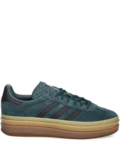 ADIDAS ORIGINALS GAZELLE BOLD STRIPE PLATFORM SNEAKERS