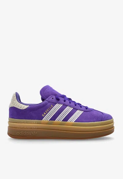 Adidas Originals Gazelle Bold Suede Low-top Sneakers In Purple