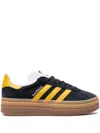 Adidas Originals Gazelle Bold Suede Sneakers In Black