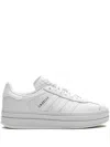 Adidas Originals Gazelle Bold "triple White" Sneakers In White