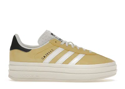 Pre-owned Adidas Originals Gazelle Bold (women's) Sneakers In Almost Yellow/cloud White/legend Ink In Multi