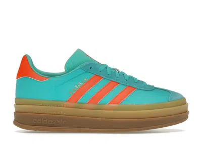 Pre-owned Adidas Originals Gazelle Bold (women's) Sneakers In Mint Rush/impact Orange