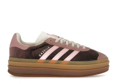 Pre-owned Adidas Originals Gazelle Bold (women's) Sneakers In Shadow Brown/warm Clay/glow Pink