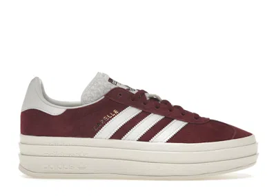 Pre-owned Adidas Originals Gazelle Bold (women's) Sneakers In Shadow Red/footwear White/core White