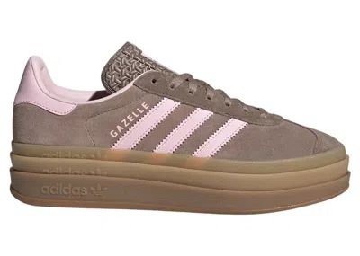 Pre-owned Adidas Originals Gazelle Bold (women's) Sneakers In Trace Brown/clear Pink/earth Strata