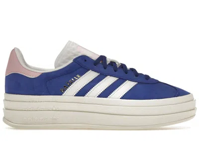 Pre-owned Adidas Originals Gazelle Bold (women's) Sneakers In True Pink/semi Lucid Blue/core White