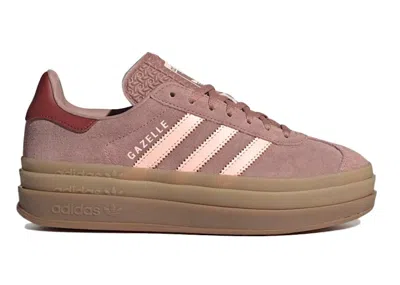 Pre-owned Adidas Originals Gazelle Bold (women's) Sneakers In Warm Clay/clear Orange/preloved Ruby
