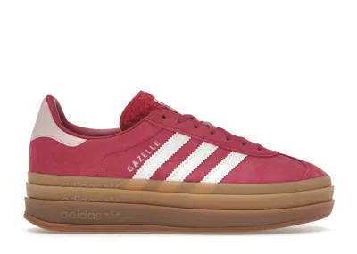 Pre-owned Adidas Originals Gazelle Bold (womens) Sneakers In Wild Pink/cloud White/clear Pink In Multi