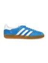 Adidas Originals Striped Suede Low Top Sneakers In Blubir Ftwwht