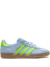 Adidas Originals Gazelle Lace-up Trainers In Blue