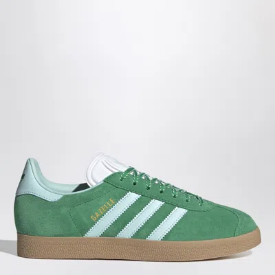 Adidas Originals Womens  Gazelle In Green/semi Flash Aqua/gold Metallic