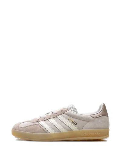 Adidas Originals Gazelle Indoor Logo-letterinf Sneakers In Neutral