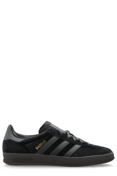 Adidas Originals Gazelle Indoor Low-top Sneakers In Black