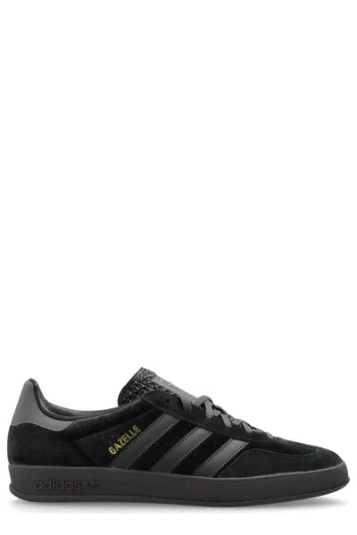 Adidas Originals Gazelle Indoor Low-top Sneakers In Black