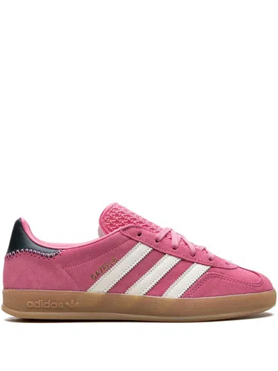 Adidas Originals Gazelle Indoor "rose Tone/collegiate Green" Sneakers In Pink