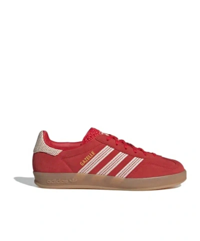 Adidas Originals Gazelle Indoor Shoes In Red