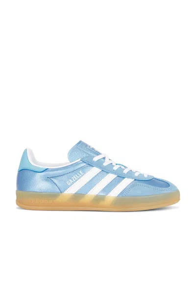 Adidas Originals Gazelle Indoor Sneaker In White