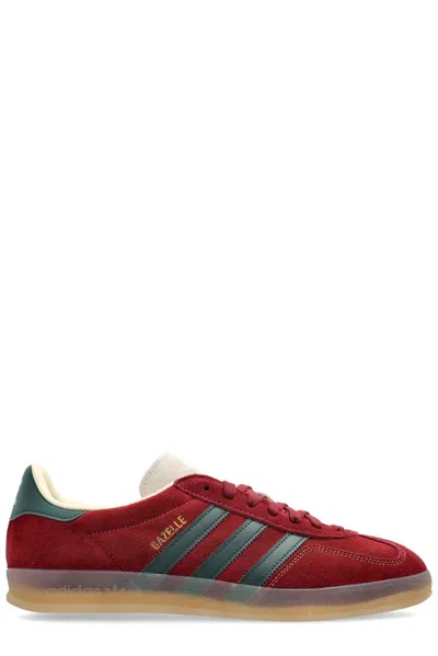 Adidas Originals Gazelle Indoor Sneakers In Burgundy
