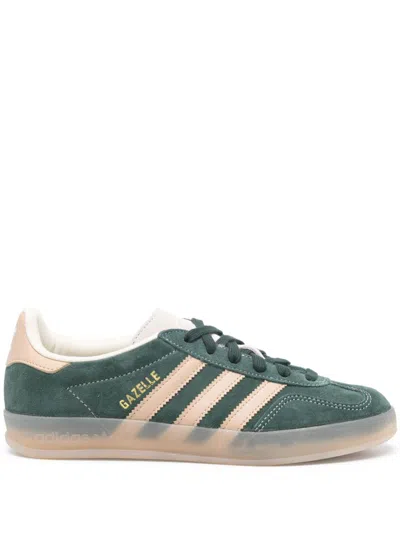Adidas Originals Gazelle Indoor Sneakers In 绿色