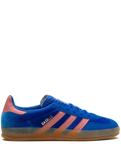Adidas Originals Gazelle Indoor Sneakers In Blu