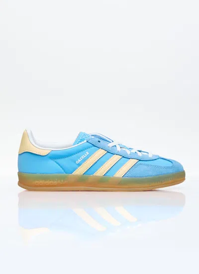 Adidas Originals Gazelle Indoor Sneakers In Blue