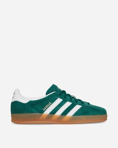 ADIDAS ORIGINALS GAZELLE INDOOR SNEAKERS COLLEGIATE GREEN / CLOUD WHITE