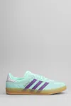 Adidas Originals Sneaker Gazelle Indoor Clear Mint/active Purple/ice Lavender In Green