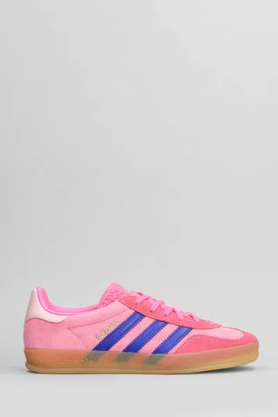 Adidas Originals Gazelle Indoor Sneakers In Rose-pink Suede