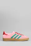 Adidas Originals Gazelle Indoor Sneakers In Rose-pink Velvet In Multi