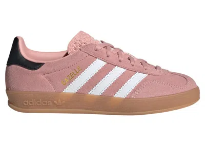 Pre-owned Adidas Originals Gazelle Indoor Sneakers In Wonder Mauve/cloud White/core Black