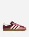 ADIDAS ORIGINALS GAZELLE INDOOR SNEAKERS MAROON / CLOUD WHITE