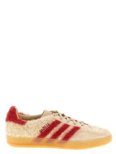Adidas Originals Womens Adidas Gazelle Faux-fur And Suede Trainers In Multi