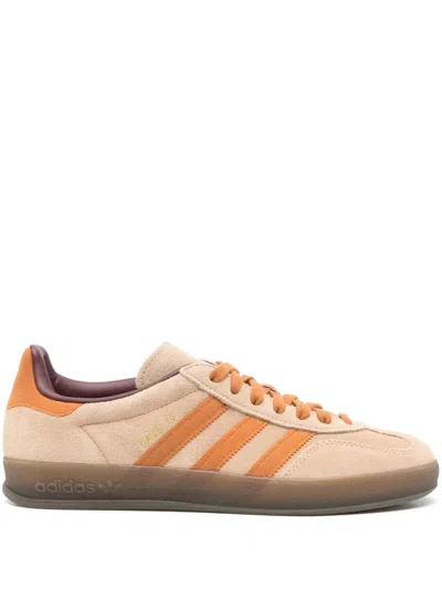 Adidas Originals Gazelle Indoor Sneakers In Orange