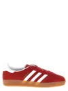 Adidas Originals Gazelle Indoor Sneakers In Suede In Red