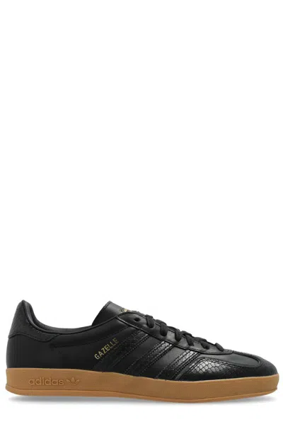 Adidas Originals Gazelle Indoor Sports Shoes In Black