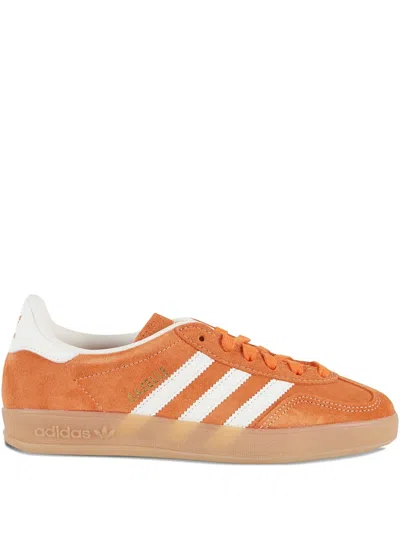 Adidas Originals Gazelle Indoor Suede Sneakers In Orange