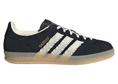 Pre-owned Adidas Originals Gazelle Indoor (women's) Sneakers In Core Black/cream White/gum In Multi