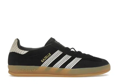 Pre-owned Adidas Originals Gazelle Indoor (women's) Sneakers In Core Black/wonder White/gum In Multi