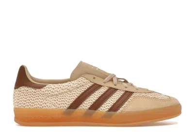 Pre-owned Adidas Originals Gazelle Indoor (women's) Sneakers In Sand Strata/premium Brown/gum 3