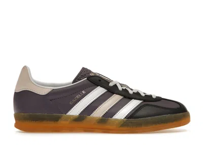 Pre-owned Adidas Originals Gazelle Indoor (women's) Sneakers In Shadow Violet/footwear White/wonder Quartz
