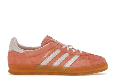 Pre-owned Adidas Originals Gazelle Indoor (women's) Sneakers In Wonder Clay/clear Pink/gum In Multi
