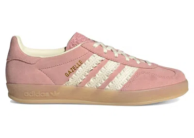 Pre-owned Adidas Originals Gazelle Indoor (women's) Sneakers In Wonder Mauve/crew White/gum 3