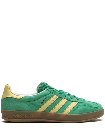 Adidas Originals Gazelle Lace-up Sneakers In Green